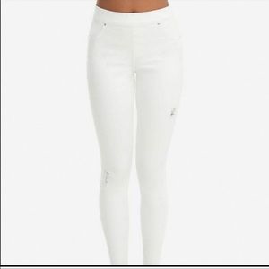 Spanx distressed high waist jeggings
